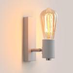 Wandlamp voor binnen, industrieel, wandspot, retro design, wandlamp, draaibaar, metaal, vintage wandverlichting voor restaurant, keuken, hal, café, kinderen, bar, E27 (zonder lamp