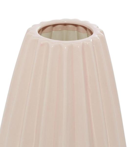 Keramische handgemaakte vaas met rasterpatroon, set van 2 8", 7"H, grijs