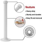 LINKPIPES Regal Halterung, 4-Pack schwimmende Regal Halterung Rustikale Wand montiert, industrielle Rohr Regal Regal Heavy Duty Support Hardware für Holz (10",Weiß)