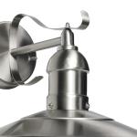 Buitenwandlamp aluminium kunststof in goud antiek IP44 balkonhuis B: 24 cm E27 max. 60 watt landhuis rustieke wandlamp tuin