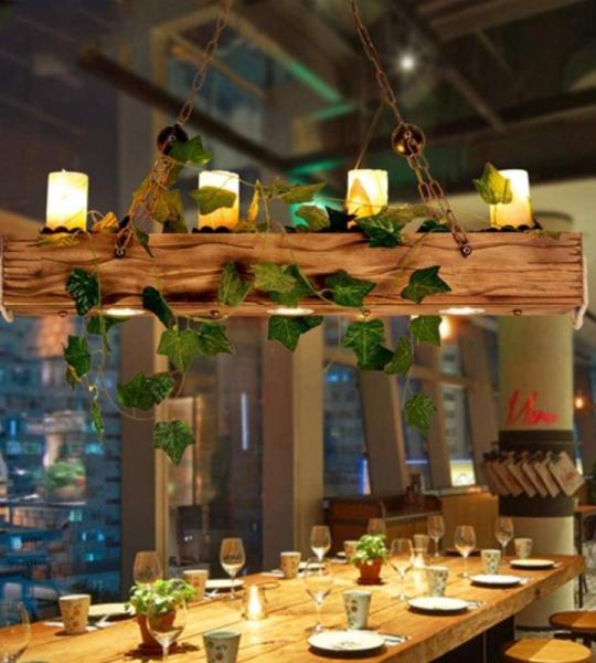 LED retro houten hanglamp Loft kroonluchter industriële hoogte verstelbare vintage marmeren hanglicht ijzer glas metalen lampenkap woonkamer bar café hangende verlichting