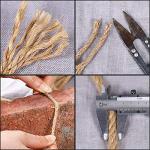 Jute touw, 12 mm dik, 10 m, tuinhenneptouw, bruin jute touw voor kattenkrabpaal, 12 mm rustiek decoratief henneptouw voor doe-het-zelf knutselen, ophangen en decoraties