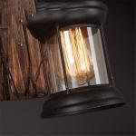 Wandlamp E27, hout, retroverlichting voor binnen, rustieke wandlamp voor woonkamer, slaapkamer, creatieve verlichting voor trappenhuis, gang, café, bar, restaurant, hotel, glazen 