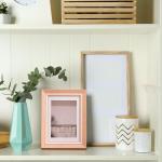 Fotolijst van hout, 20 x 25 cm, MDF lijst, posterlijst om op te hangen en neer te zetten, decoratie voor mounting galerij (XK03506,10 inch)