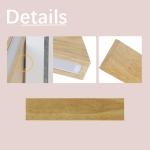 Led-wandlamp voor binnen, 32 cm, hout, moderne hallamp, omhoog en omlaag design, trappenhuislamp, indirect, 11 W, 3000 K, warmwit, wandverlichting voor woonkamer, slaapkamer, hal, 
