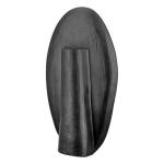Zwarte vaas bloemenvaas van aluminium - decoratie woonkamer cadeau voor vrouwen verjaardag Moederdag hoogte 35 cm