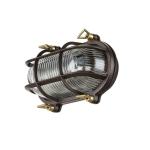 Buitenlamp Messing maritieme rimpel glas IP64 E27 roestvrij weerbestendig in Rostraun antieke wandlamp huis ingang tuin