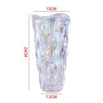 Glazen bloemenvaas, moderne minimalistische vaas, Scandinavisch glas, bloemen, handgemaakte bloemenarrangement, decoratie, hydrocultuur, ornament voor thuis, eettafel, cadeau voor 