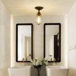 Industriële wandkandelaar, vintage verlichting, verstelbare wandlamp, rustieke draad, metaal, kooi, wandlamp, Edison-stijl, antieke lamp, verandaallamp (zonder gloeilamp) (brons)