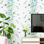 Literaire Moderne Minimalistische Rustieke Stijl Japanse Kleine Bloemen Warme Slaapkamer Woonkamer Nordic Behang * 430 cm x 300 cm (169.3x118.1 inch)