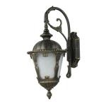 Buitenlamp muur aluminium glas antiek IP44 binnenplaats voordeur 21 cm breed E27 max. 60W verblindingsarm rustieke wandlamp Outdoor TYBR