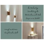 Handgemaakte oude houten wandlamp uit Duitsland Duurzaam en uniek