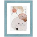 Fotolijst strandhuisstijl 24x30cm I Kleur: blauw I fotolijst I rustieke houten fotolijst landhuisstijl I Made in Germany I H750