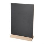 Houten ingelijst schoolbord voor feesten, plantendecoratie en speciale evenementen (D)