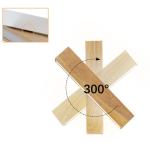 Led-wandlamp voor binnen, 32 cm, hout, moderne hallamp, omhoog en omlaag design, trappenhuislamp, indirect, 11 W, 3000 K, warmwit, wandverlichting voor woonkamer, slaapkamer, hal, 