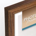 matches21 fotolijst hout donkerbruin korrelig rustiek landhuis staand formaat liggend formaat 1 stk 13x18 cm