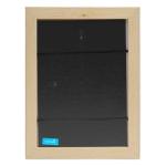 Fotolijst 20 x 30 cm, eiken-look, set van 3 rustieke houten frame, strandhuis, Made in Germany, echt glas, om op te hangen, extra accessoires, drijfhoutlook met een vleugje kustfla