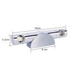 Glighone Moderne wandlamp 2 leds 6 W modieus licht 360 graden instelbaar licht van aluminium, geschikt voor hal, woonkamer, trappenhuis, slaapkamer, hal, koud wit