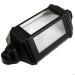 Wandlamp buiten zwart, buitenlamp rustiek maritiem, IP44, E27, H:36 cm, balkon, terras, huis, nostalgisch, buiten wandlamp