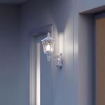 L15 S Buitenlamp, 180 graden Bewegingsmelder, Max. 10 m Bereik, Klassiek Design, Wit