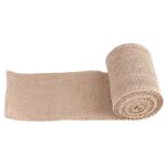 Jute Lint 10 cm Breed, Jute Lint Rol Naturel, Jute Inpakstrips voor Feest Decoratief DIY Knutselen Kunst Kerstdecoratie Linnen Lint Breed (100 mm)