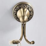 Handdoekhaak antiek, kledinghaak messing, garderobehaken handdoekhouder rustiek retro met boren wandmontage landhuisstijl nostalgie voor douche