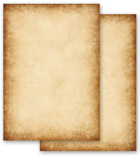 20 vellen briefpapier antiek & history rustiek - DIN A4-formaat