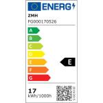 Led-wandlamp voor binnen, 52 cm, hout, moderne hallamp, up en down, 17 W, indirect 3000 K, warmwit, wandverlichting voor woonkamer, slaapkamer, hal, trappenhuis