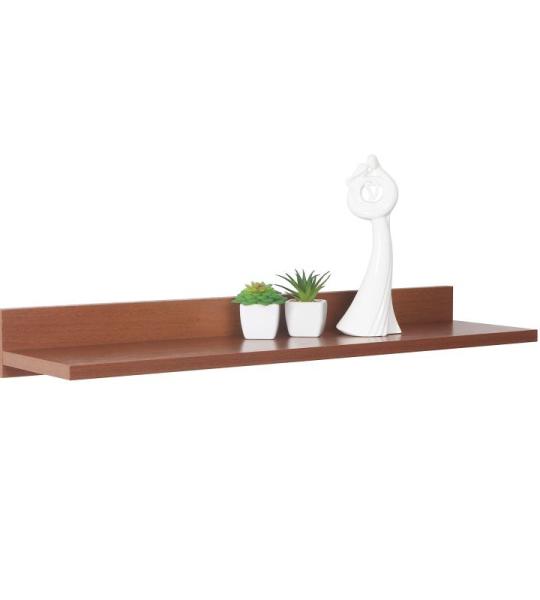 Wandrek WM055-ER Wandrek, 69 x 8 x 19, rustiek eiken, spaanplaat van hout, wandrek, boekenkast, fotorek, fotorek, keukenrek, hangend, wandplank, zwevend rek