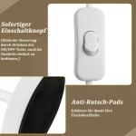 Bedlampje set van 2 tafellamp woonkamer - houten tafellamp E27 fitting bedlamp slaapkamer wit landhuisstijl bedlampje nachtkastje modern voor eetkamer landhuis restaurant