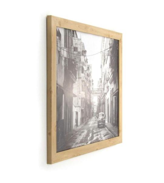 Monaco Fotolijst, hout, 33 x 70 cm, sparrenhout, wissellijst voor foto's, afbeeldingen en posters