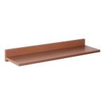 Wandrek WM055-ER Wandrek, 69 x 8 x 19, rustiek eiken, spaanplaat van hout, wandrek, boekenkast, fotorek, fotorek, keukenrek, hangend, wandplank, zwevend rek