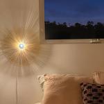 Wandlamp voor binnen, vintage, wandverlichting met dimbare schakelaar en 180 cm kabel, wandlamp, henneptouw, E27, retro bedlampje, voor slaapkamer, woonkamer, trap, hal, café, bar