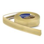Zachte plint, 200 m (8 x 25 m), grenen, 32 x 23 mm, pvc, zelfklevend, knikhoek plint, hoekprofiel, aansluitprofiel, vloerlijst, rubberen plint