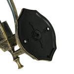 Rustieke buitenwandlamp antiek"Lyon" / E27 60W 230V IP44 / muur buitenlamp wandlamp voor tuin terras huis deur luifel