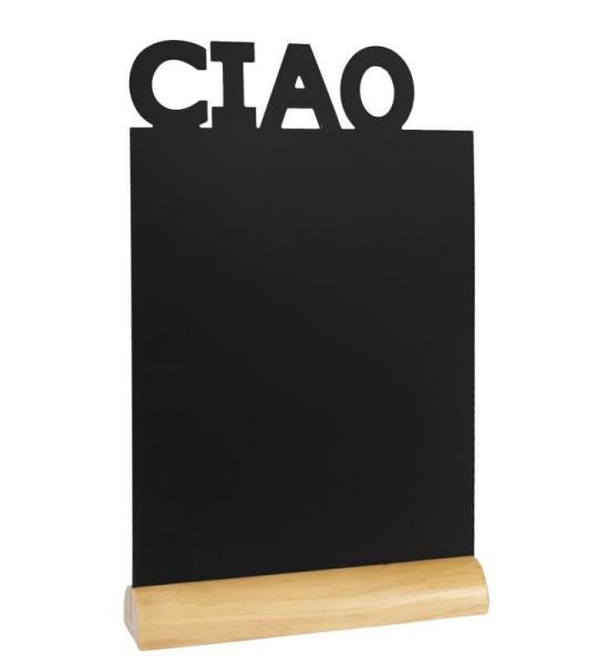 tischtafel, openzetfunctie schoolbord voor eettafel, gastronomie, bruiloft, 42 x 24 x 6 cm, incl. bordstift, verschillende MOTIEVEN voor selectie