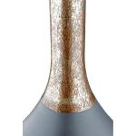 Grote decoratieve vaas XL flessenvaas van glas - bloemenvaas moderne decoratie woonkamer tafeldecoratie - kleur: zwart goud - hoogte 45 cm