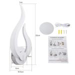 Draadloze LED wandlamp op batterijen dimbaar wandlamp magnetisch met aanraakschakelaar 3 kleurtemperaturen voor woonkamer slaapkamer gang oplaadbare wandlampen, wit