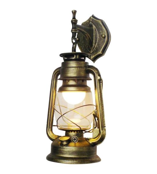 Rustikale Wandleuchte Antike Wandlampe Vintage Wandbeleuchtung Außenwandleuchte Retro E27 Fassung Küche Kaffee Restaurant Korridor Hotel Bar Innen Dekorative Lichter (Bronze)