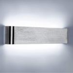 18W 40CM wandlamp binnen moderne wandlamp zilver up and down licht IP44 ganglamp gangverlichting voor slaapkamer gang woonkamer trap, enz. Koud wit