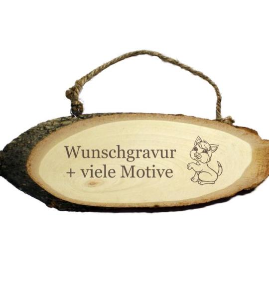 Kattenbord van hout, gepersonaliseerd met naam, spreuk, motief, naambordje voor katten, kittens en kater, voor kattenvrienden, kattenliefhebbers, kattenfans, houten bord ter decora