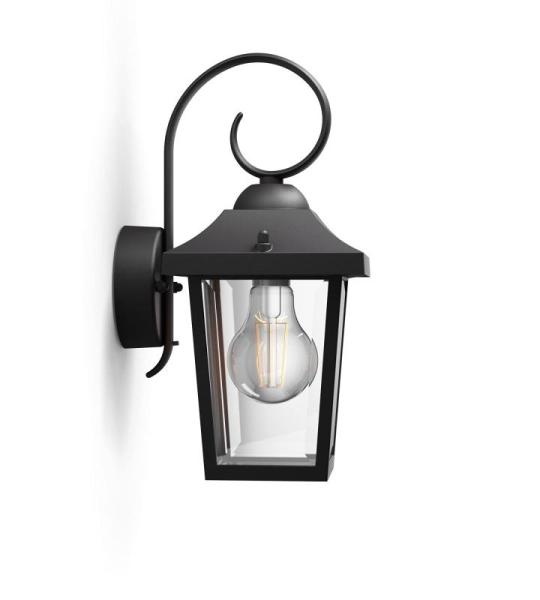 myGarden buitenwandlamp Buzzard, E27, zwart