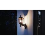 buitenlamp L 15 zwart, klassieke buitenwandlamp, lantaarn, max. 60 W, E27, buitenlamp zonder bewegingsmelder