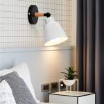 Wandlamp verstelbare wandlamp van metaal, 1 lichtpunt, E27-fitting, max. 60 watt, wandspot in design, voor woonkamer, keuken, zolder, restaurant, café