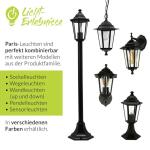 Licht-ervaringen K/CX/189907/091666 rustieke buitenwandlamp tuinlantaarn aluminium tuin huis binnenplaats., zonder bewegingsmelder