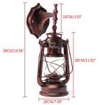 Wandleuchte Retro Antik Vintage Laterne Lampe AußEn Garten Leuchte Wandlampe Antike Industriell Licht Flurlampe Wand Led Eisen Rustikale für Hof Villa Park usw andere Außenberei