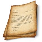 50 vellen briefpapier oud papier vintage rustiek & history - DIN A4-formaat