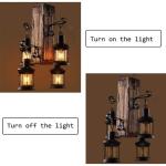 Retro hanglamp loft bar industriële hanglamp creatieve persoonlijkheid woonkamer hout in hoogte verstelbaar E27 industriële hanglamp voor eetkamer woonkamer keuken café