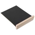 Houten ingelijst schoolbord voor feesten, plantendecoratie en speciale evenementen (D)