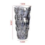 Glazen bloemenvaas, moderne minimalistische vaas, Scandinavisch glas, bloemen, handgemaakte bloemarrangement, decoratie, hydrocultuur, ornament voor thuis, eettafel, cadeau voor br